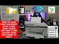 HOW TO SCAN YOUR DOCUMENT IN HP 4120E, PRINT BLACK AND WHITE AND COLOUR, SAVE AND SHARE TO EMAIL