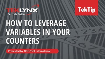 TekTip: How to Leverage Variables in Your Counters