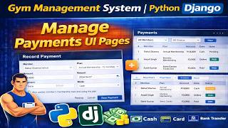 14. Gym Management System | Python Django Project | Payments UI Design (Frontend) | Hindi