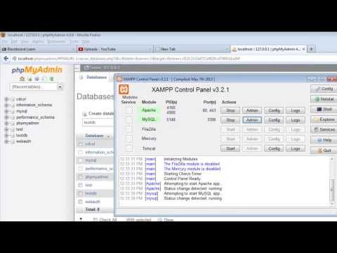 Connect To MySQL With PHP In XAMPP / Create A New Database