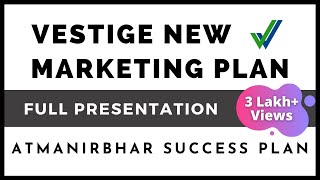 Vestige New Marketing Plan | Atmanirbhar Success Plan 2020 (in Hindi)