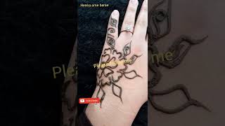 easy henna flowers 🌼نقش حناء خفيف للمبتدءين mehndi design نقش هندي #shorts #youtubeshorts #نقش