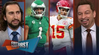 Eagles win, Chiefs triumph, Nick drops banners & Bills to miss playoffs | NFL | FIRST THINGS FIRST