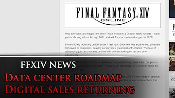 We finally know when the Data centers are coming - FFXIV NEWS