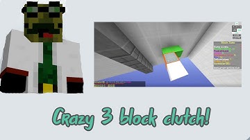 3 Block Clutch | Bedwars Practice Server