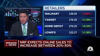 Online holiday shopping sales expected to increase between 20%-30%: NRF