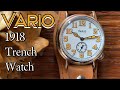 Vintage Looks With Modern Technology: The Vario 1918 Trench Watch