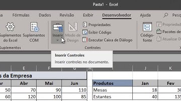 Gráfico no Excel com caixa de Combinação