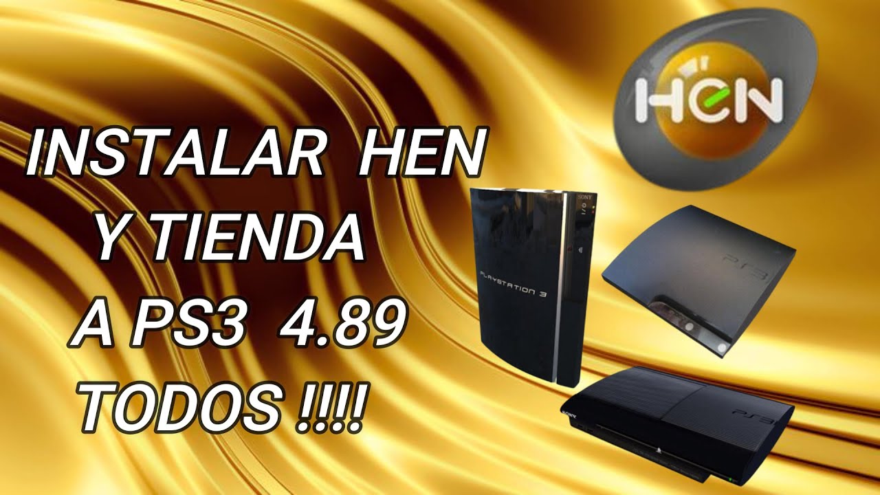 HEN para PS3 con Firmware 4.89 - YouTube