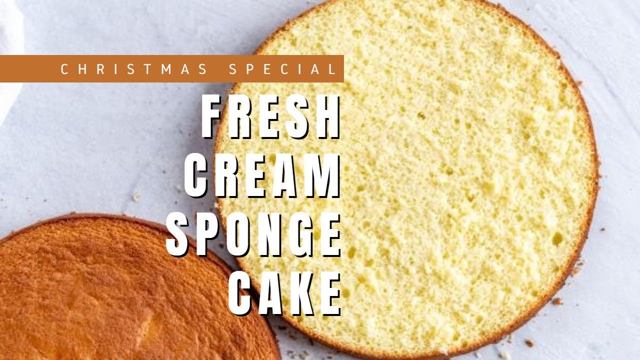 Fresh Cream Sponge Cake | Tips and tricks for the perfect sponge cake | Christmas Special | Salankara Sen