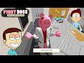 Scary Piggy Boss : Horror Escape Roblox Games | Shiva and Kanzo Gameplay