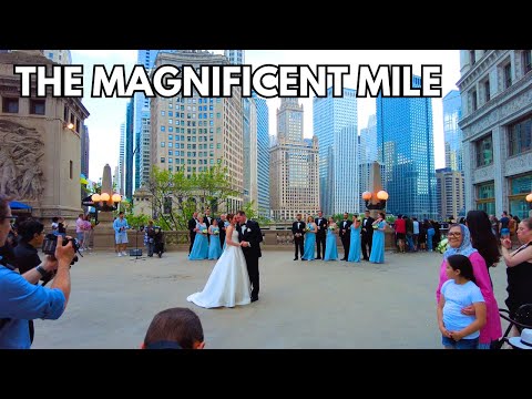 Chicago Walk - The Magnificent Mile - People Watching & Walking on Saturday | May 18, 2024 | 4K
