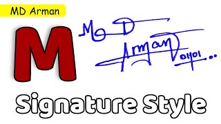 ✅ MD Arman Name Signature Request done