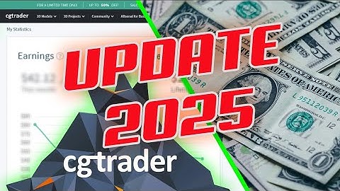 CGTrader Earnings 2025: My Updated Revenue After Selling 3D Models