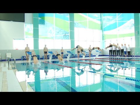 Открытие бассейна на АО