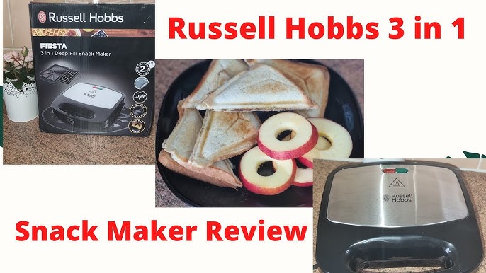 Creations Easy Clean Sandwich Maker - 26800-56 | Russell Hobbs - YouTube