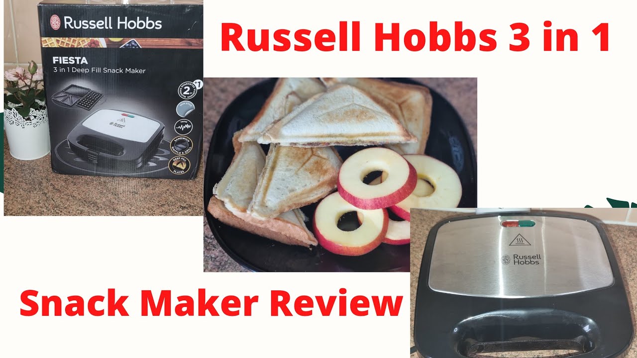 UNBOXING RUSSELL HOBBS 3 in 1 SNACK MAKER YouTube