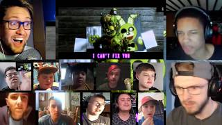 [VERSION 2.0] FNAF SL SONG ▶ "I Can't Fix You" (Remix/Cover feat. Chi-chi) [REACTION MASH-UP]#244