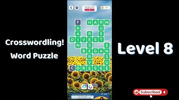 🧩 Crosswordling Level 8 Answers | Word Puzzle Game 🧠 | Go Answer
