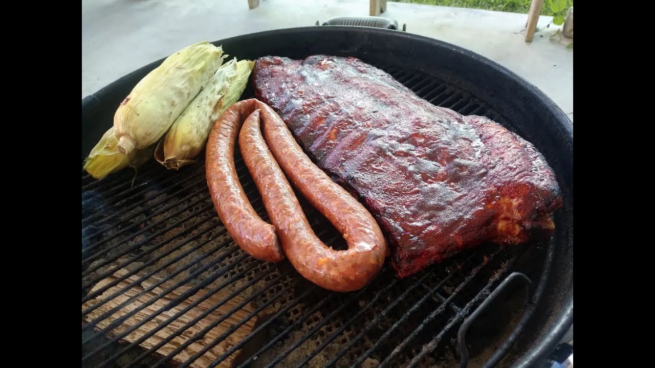 Relaxing All Day er Kettle BBQ Cooking, Cactus, Beef riblets and