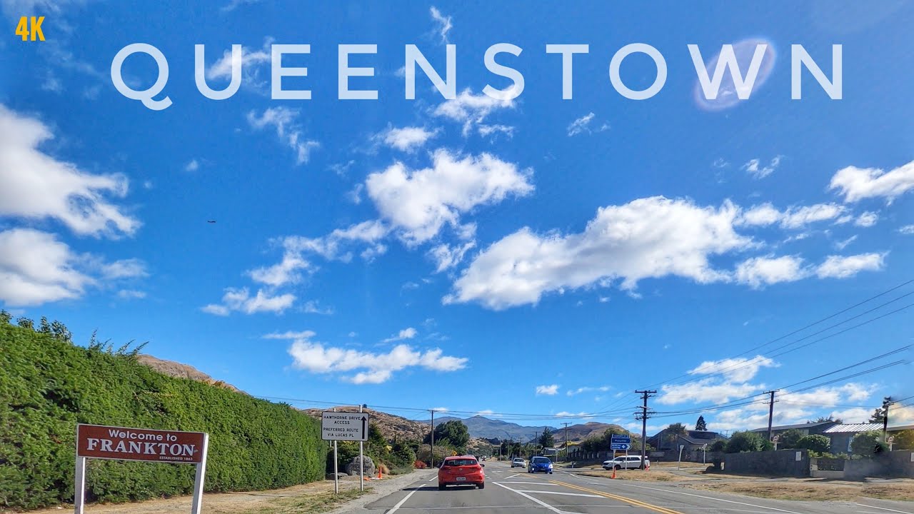 Hanley's Farm to Frankton Queenstown Feb 2023 New Zealand Driving