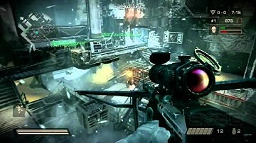 Killzone 3 Sniper Gameplay (Botzone)