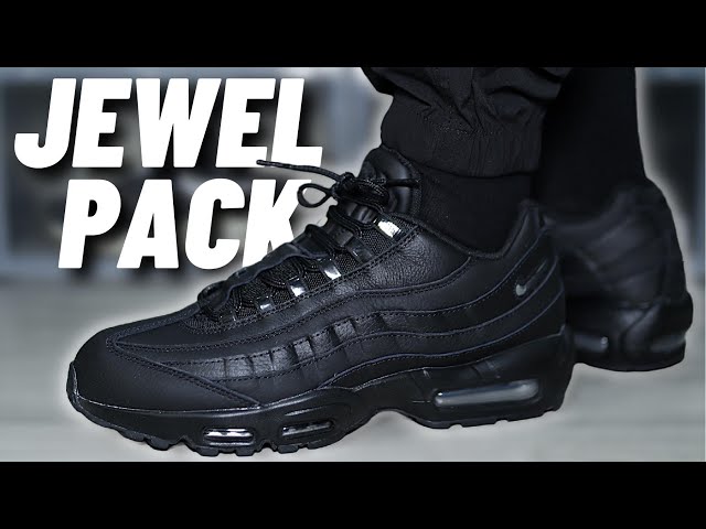 THE BEST!? Nike Air Max 95 Black "Jewel Pack" On Feet Review - YouTube