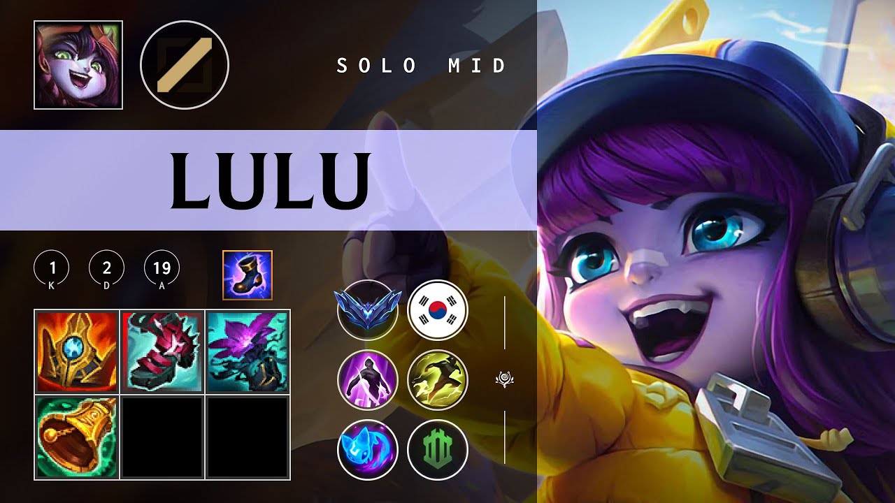 Lulu Mid vs Vayne - KR Diamond Patch 26.01