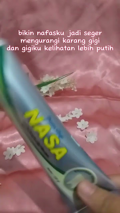 pasta gigi Nasa mengatasi sakit gigi tanpa obat #pastagigi #pastagiginasa #racunbelanja
