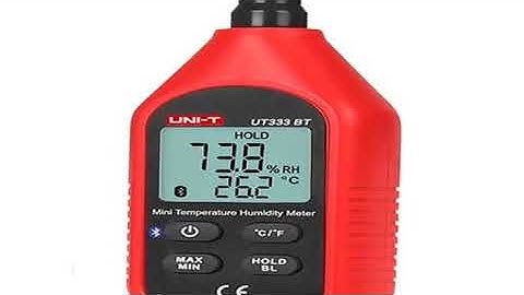 UNI-T UT333BT Bluetooth iENV Mini Temperature Humidity Meter LCD Mositure Meter Tester Digital Therm