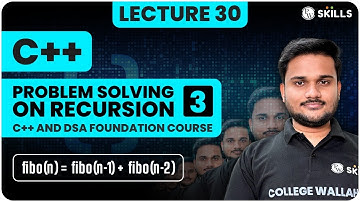 Problem Solving on Recursion - 3 | String Problems | Lecture 30 | C++ and DSA Foundation Course