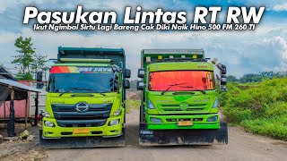 HINO HAS STYLE😎 | Hauling Sand and Gravel with a Good-Looking Hino 500 FM 260 TI Tronton Dump Truck