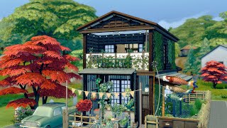 urban industrial japanese home - the sims 4 speed build