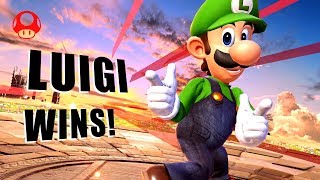 Super Smash Bros. Ultimate - Luigi wins by doing absolutely nothing