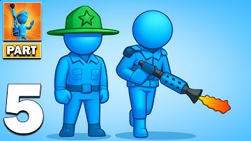 Plastic Army: Battle Simulator - Gameplay Walkthrough Part 5 - Mini Toy Army (Android, iOS)