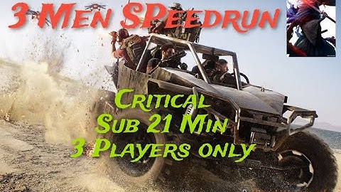 Bad Ass 3 Men Speedrun Critical | Sub 21 Min | Double Work | Pc
