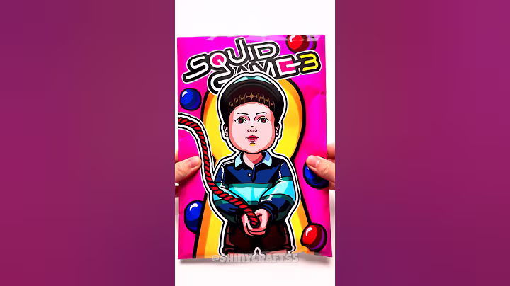 🦑Squid game 3 blind bag 오징어 게임 3 블라인드백 #papercraft #diy #unboxing  #squidgame #종이놀이 #오징어게임3