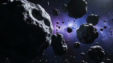 Asteroid Field in Deep Space | 4K Cinematic Cosmic Background (Free to Use)