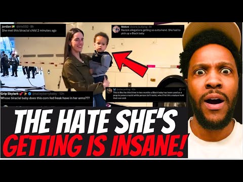 CAITLIN CLARK WHOLESOME MOMENT With MIXED BLACK BABY Turns Into AMMUNITION FOR VITRIOL! - YouTube