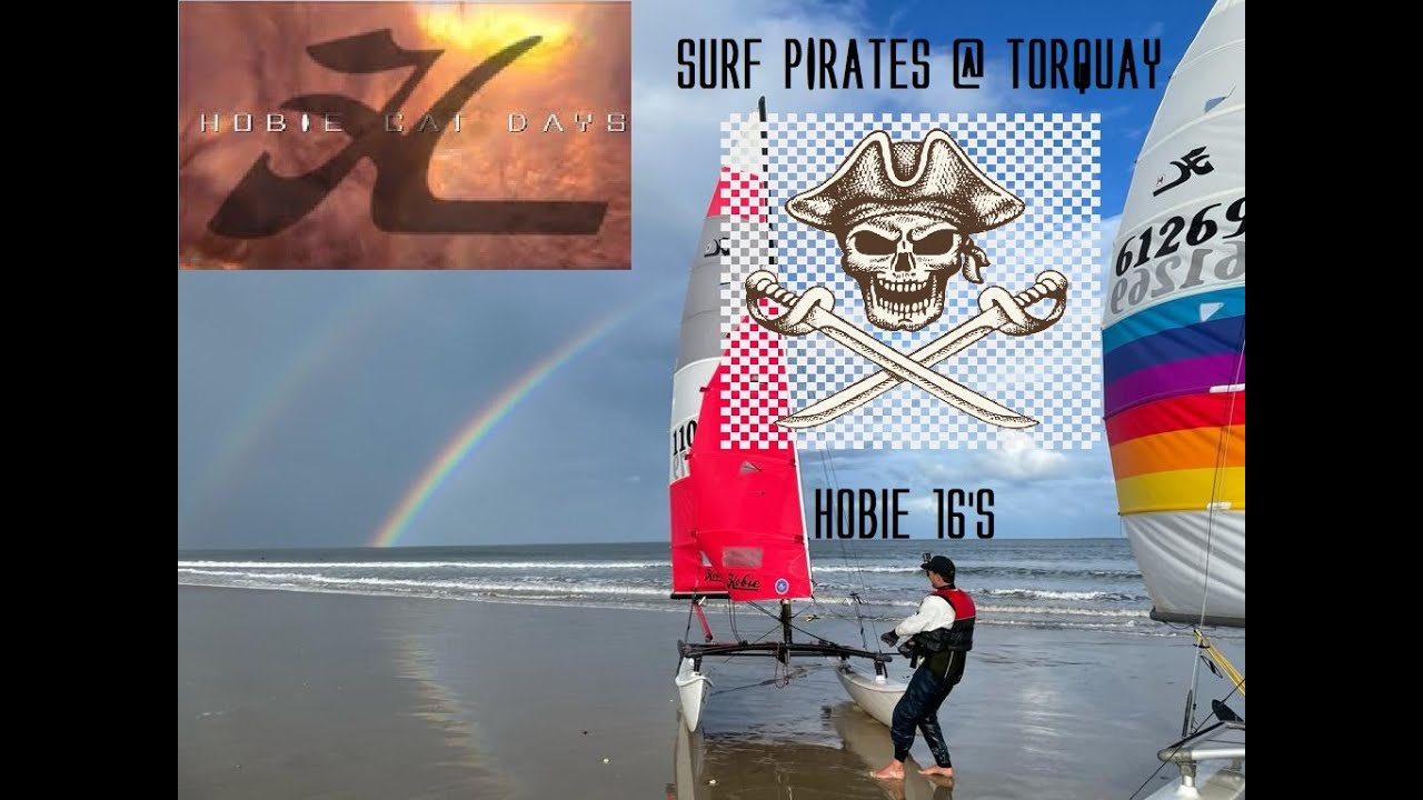 HOBIE CAT DAYS - Hobie 16 Surf Pirates @ Torquay Australia ( It's pirate day on the Surf Coast )