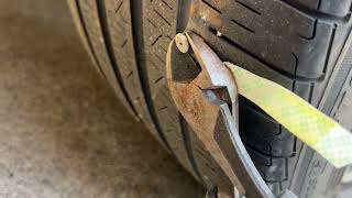 Fix Flat Tire A8L D5 Without Removing The Wheel