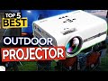 ✅ TOP 5 Best Outdoor Projector - Affordable & Portable 4K (2022)
