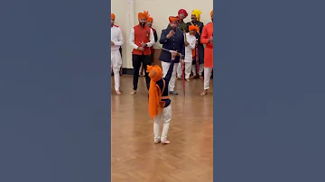 Rajput samaj of UK Dussehra celebration 2021⚔Talvar baji by Arjunsinh Dhruvsinh Rana ⚔🔥⚔