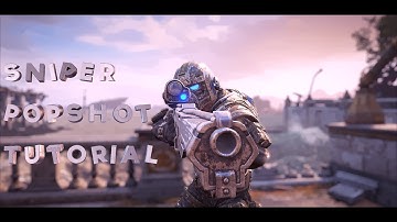Gears of War 4 Sniper Popshot Tutorial (HOW TO POPSHOT LIKE IN GOWUE)