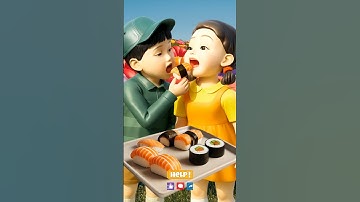 Squid Game AI Edible Candy Challenge ASMR #squidgame #ai #asmr