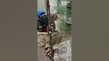 When working lineman engineer #electrical #amazing #short