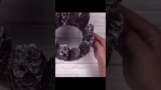 PINECONE DIY CRAFT - CANDLE HOLDER CENTERPIECE