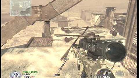 MW2 quick scope battle