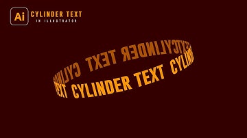 Create Cylinder Warp Text Effect in Illustrator | Circular Text Effect | JZ Graphics