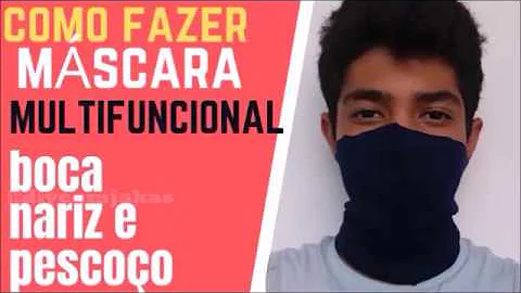 Qual o nome da máscara que cobre o pescoço?